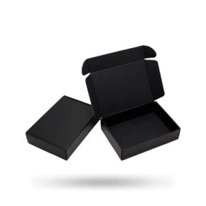 Black Corrugated Mailer Boxes