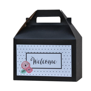 Custom Black Gable Boxes