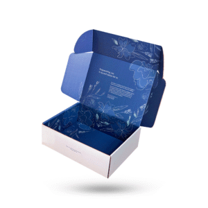 Blue Mailer Boxes